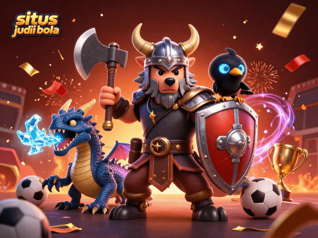 Place bets and win big with situs judi bola as Viking warriors and mythical creatures collide.