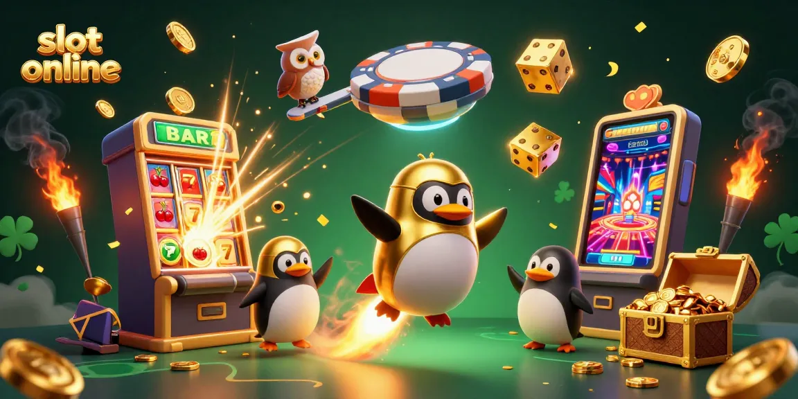 Menangkan slot online dengan simbol hoki dan jackpot coin di tengah permainan kasino yang seru.
