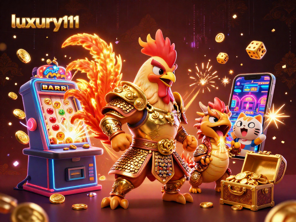 Experience luxury111 with winning spins and vibrant energy in this dynamic casino scene.
