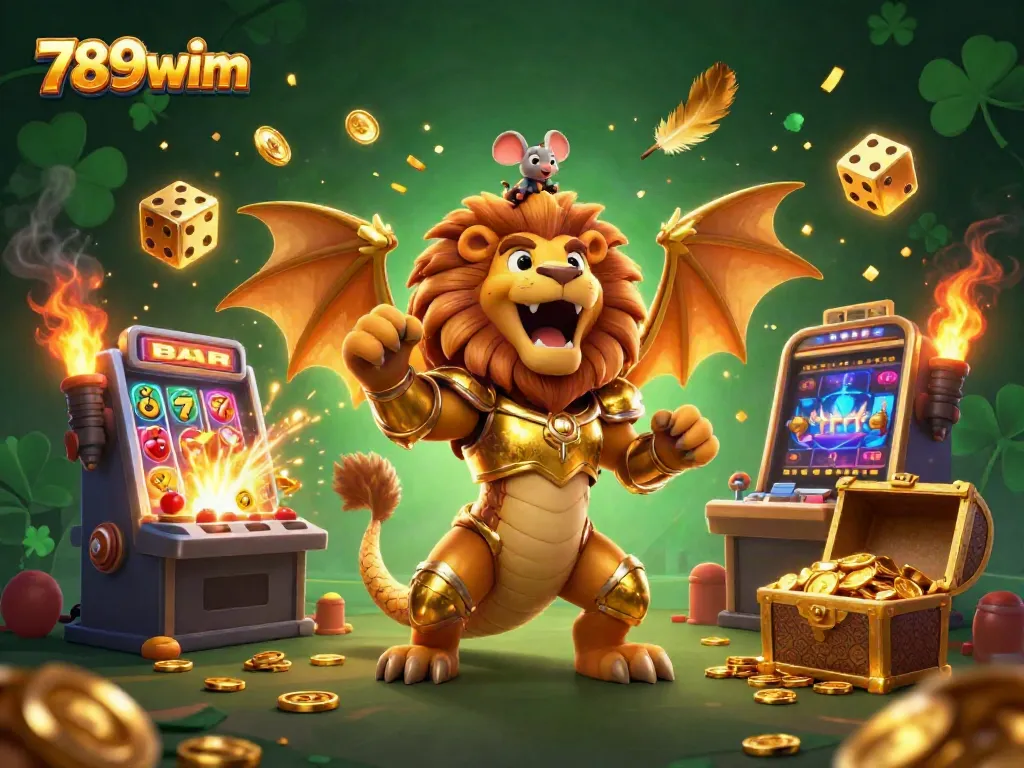 Play at 789wim and experience the excitement of 3D casino games with a golden chimera!