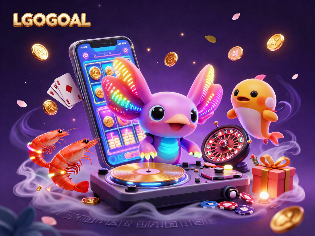 Engage with thrilling LGOGOAL slot games featuring vibrant characters and dynamic casino elements.