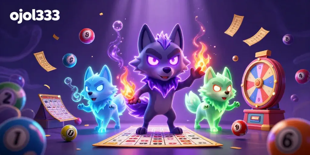 Experience the excitement of ojol333 with vibrant game elements and dynamic characters in a captivating online gaming scene.