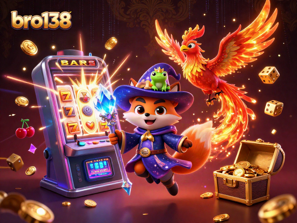 Experience exciting wins with bro138 at the mystical casino realm, bursting with treasures.