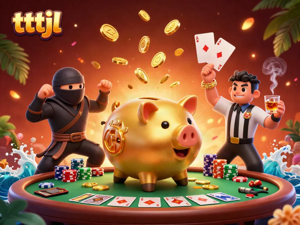 Experience thrilling moments with tttjl players in an exciting poker showdown.