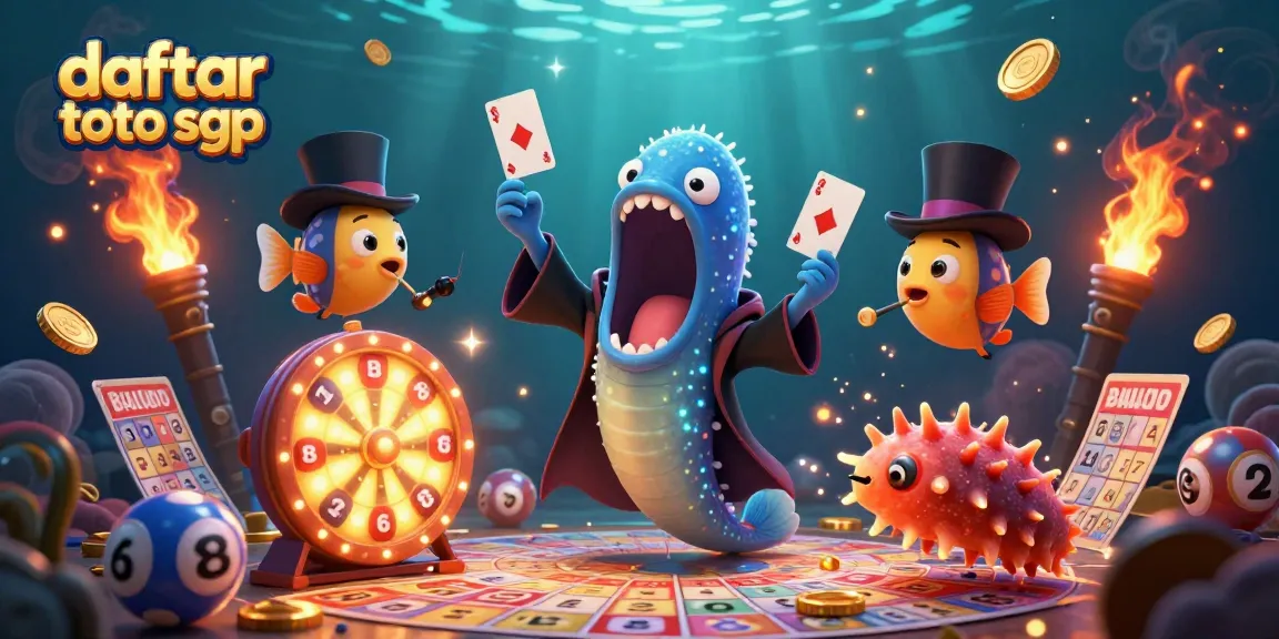 Engage with daftar toto sgp lottery action featuring vibrant elements like bingo cards and glowing balls.