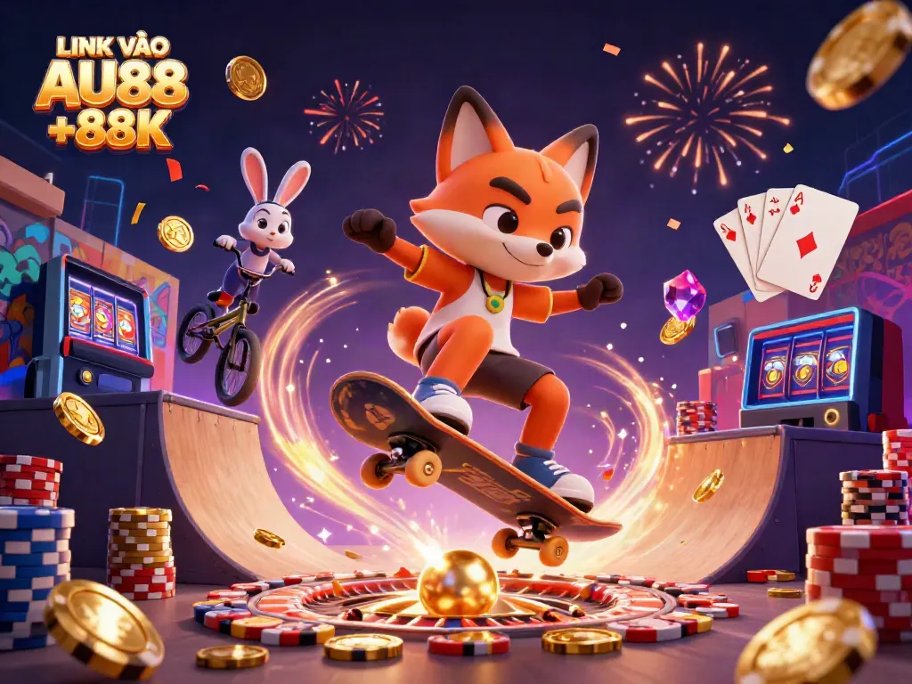 Engage in excitement with LINK VÀO AU88 +88K as characters immerse in a vibrant casino world