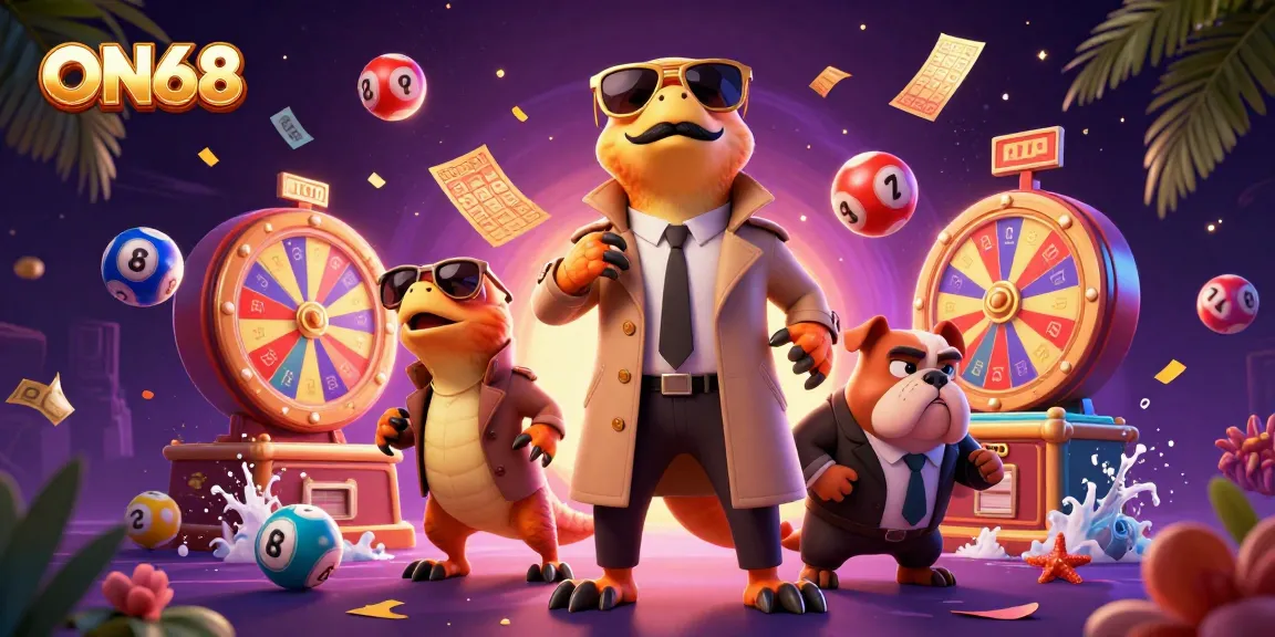 Experience excitement at ON68 with raptors in disguise, colorful balls, and casino thrills.