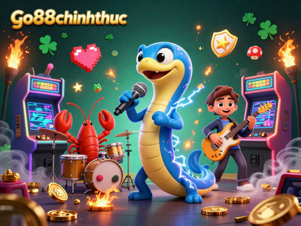Experience exciting gaming action at go88chinhthuc with vibrant underwater casino illustration.