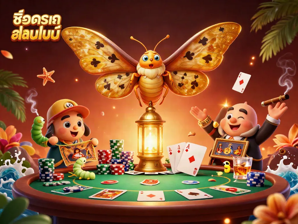 ซื้อลอตเตอรี่จากเว็บหวยออนไลน์ในบรรยากาศคาสิโน 3D ร่วมสมัย
