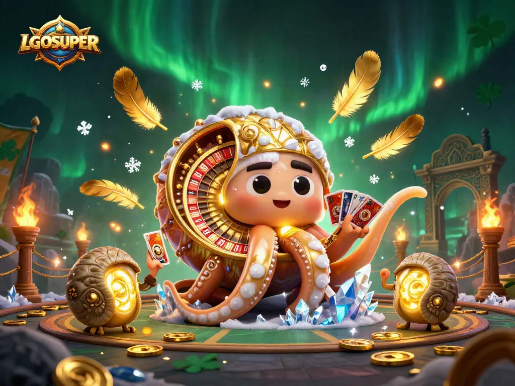 Experience LGOSUPER's thrilling casino action with vibrant 3D characters and captivating game elements.