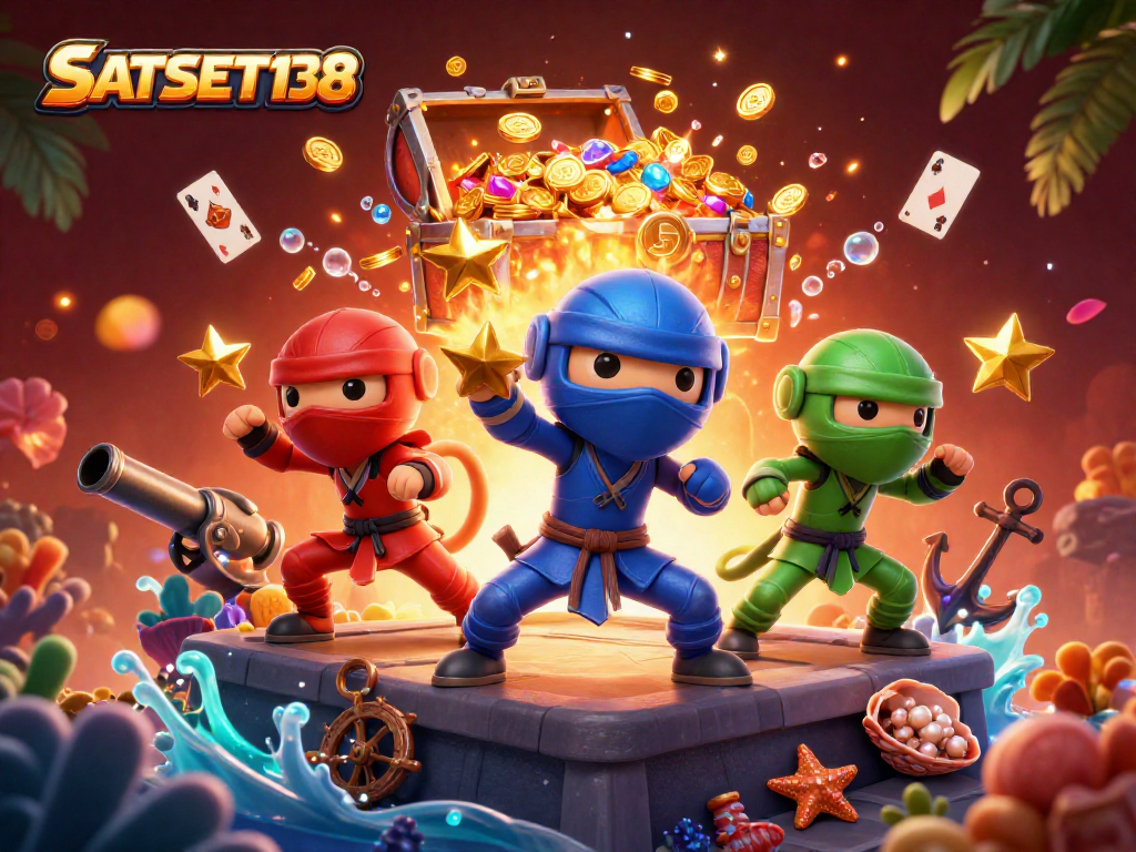SATSET138 menawarkan pengalaman bermain slot terbaik dengan chameleon ninja sebagai karakter menarik.