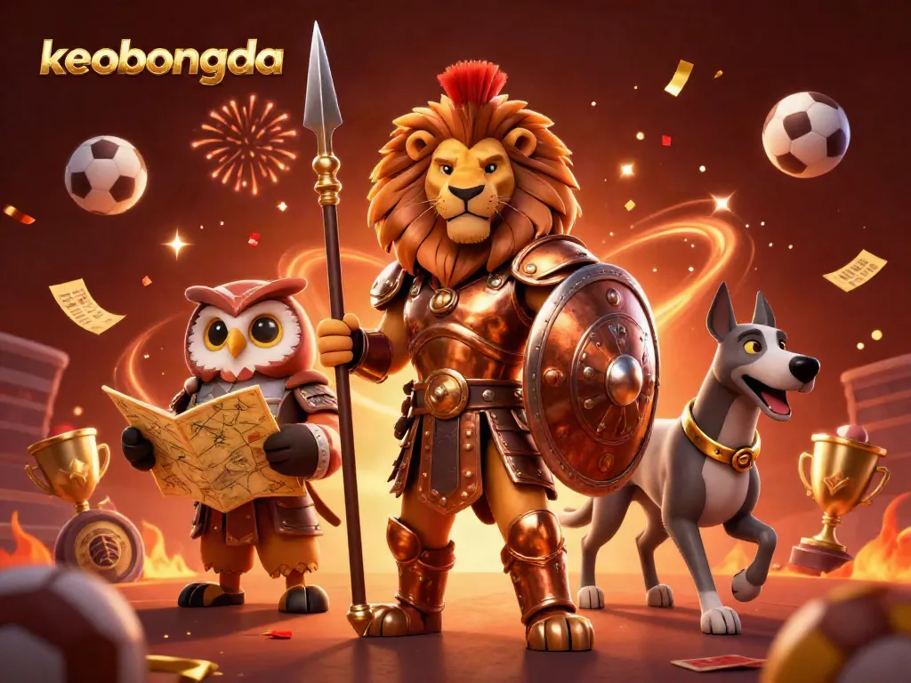Immerse yourself in keobongda's thrilling sports betting adventure with vibrant characters and dynamic game elements.