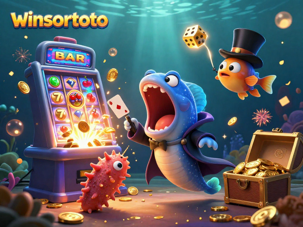 Menggandakan kemenangan dengan winsortoto dalam ilustrasi kasino 3D yang seru.