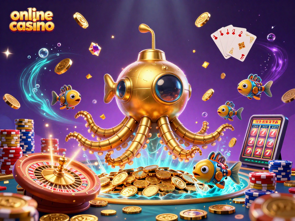 Experience thrilling action in an online casino with dynamic pokies and games amidst glittering treasures.