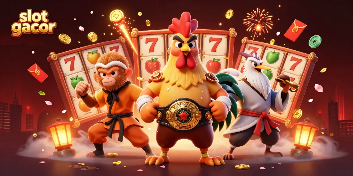 Putaran slot gacor dengan karakter unik dan warna cerah, menangkan jackpot besar.