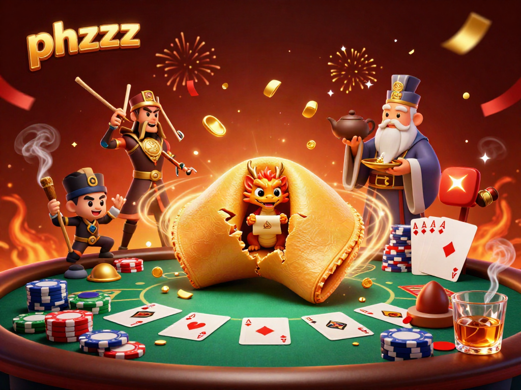 Engage in thrilling casino action with phzzz during an exciting poker game.