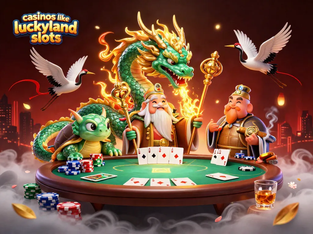 Experience thrilling gameplay at casinos like luckyland slots with vibrant characters and exciting elements.