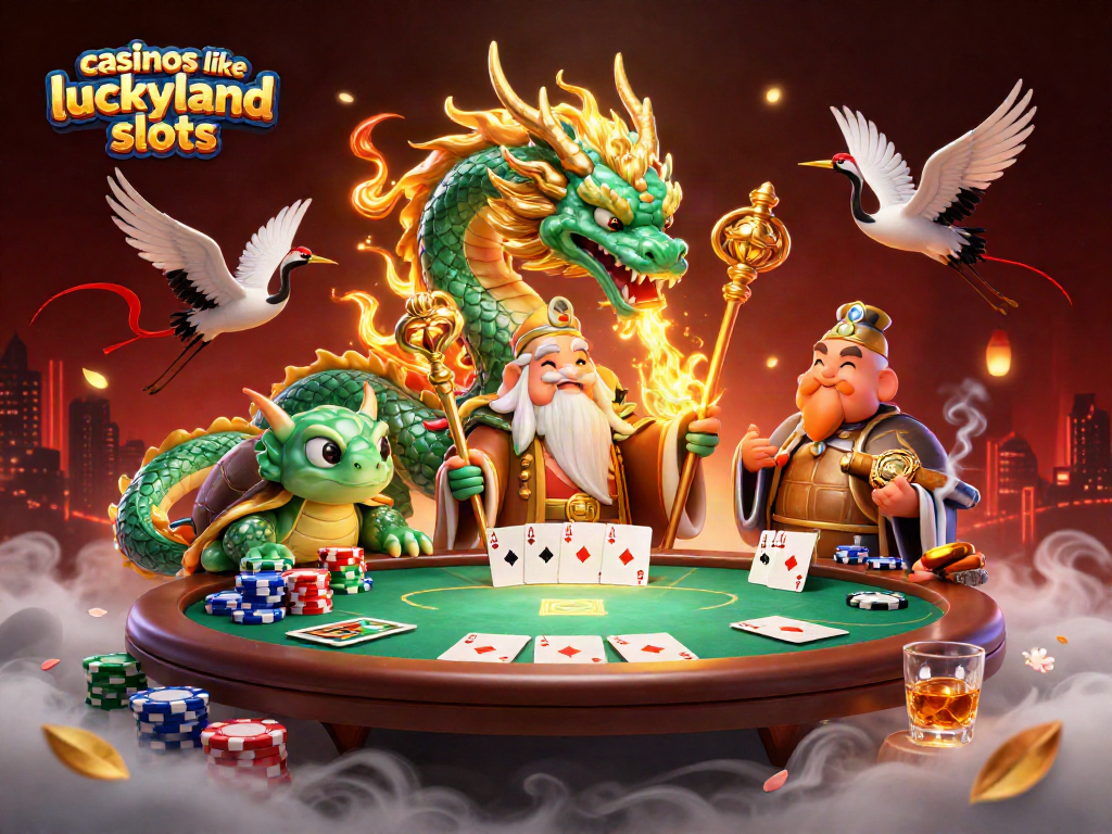 Experience thrilling gameplay at casinos like luckyland slots with vibrant characters and exciting elements.