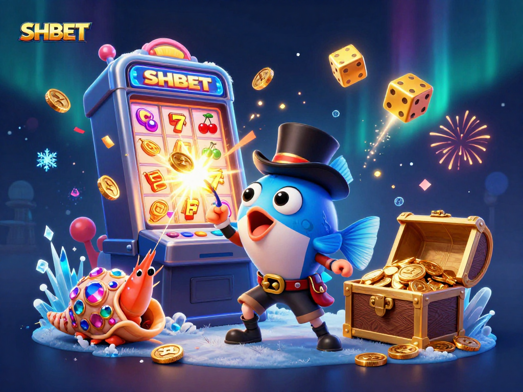 Win big with SHBET at an exciting 3D casino adventure featuring jackpot elements and treasure!