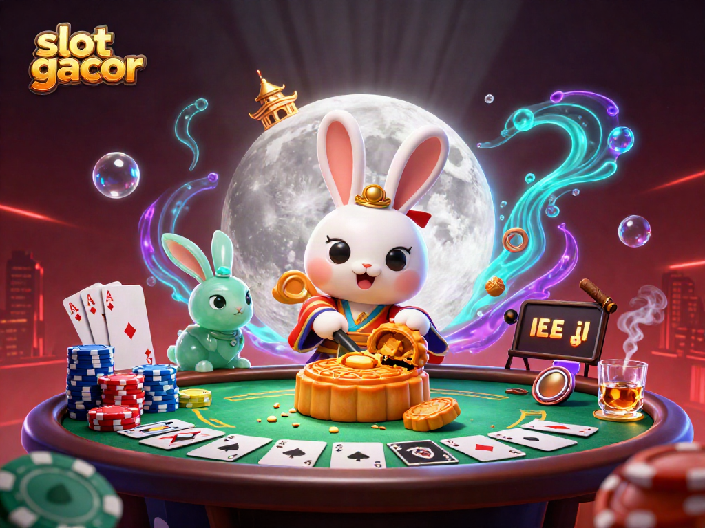 Spin the reels while discovering slot gacor secrets with a vibrant casino illustration.