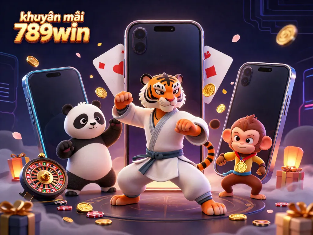 Experience thrilling promotions at khuyễn mãi 789win with vibrant casino characters and games.