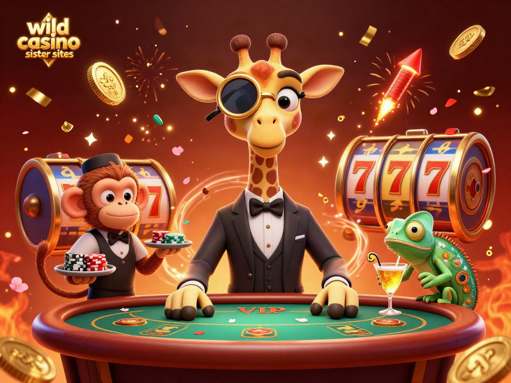 Experience winning thrills with wild casino sister sites showcasing a lively casino atmosphere.