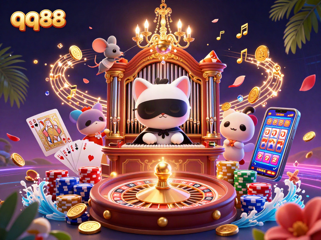 Experience thrilling gameplay with qq88 as charming characters and vibrant casino elements come alive.